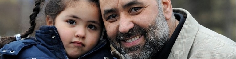 Papa mit Tochter