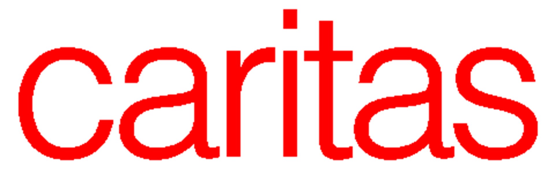 caritas Schriftzug rot